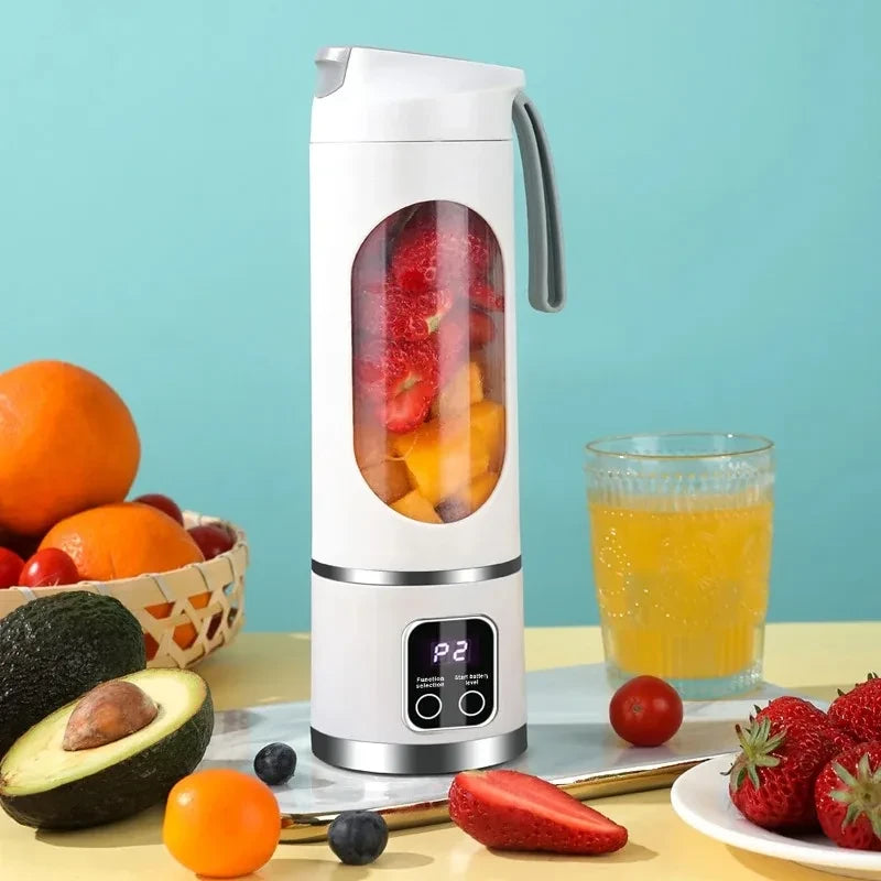 Portable rechargeable smoothie blender