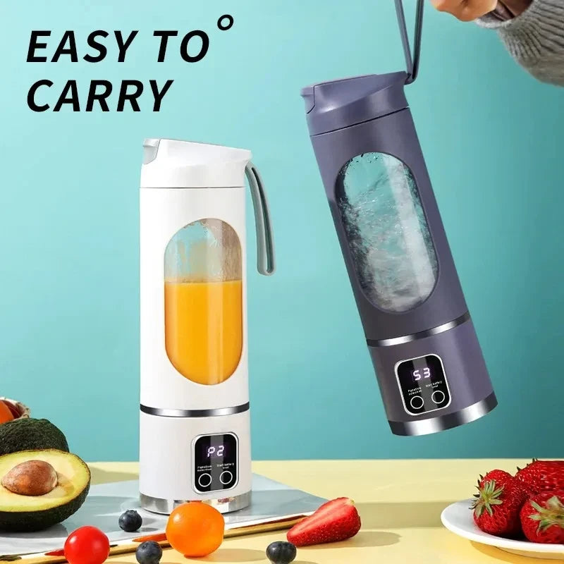 Portable rechargeable smoothie blender