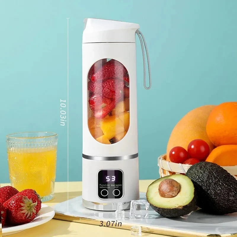 Portable rechargeable smoothie blender